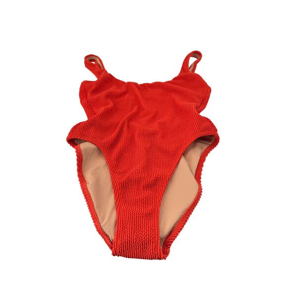 J.Crew Swimsuit Textured Scoopneck One-piece Women's Size 6 Red NWT - Picture 6 of 13